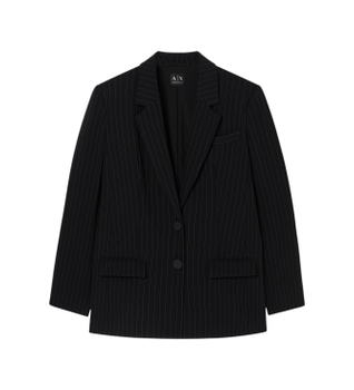 A|X Armani Exchange para mujer. XW001790AF19011MC156 Americana Monocromo negro (XS), Casual, Clásico, Poliéster