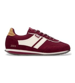Xti para mujer. 14611802-BURDEOS Zapatillas 146118 rojo (36), Tela, Plano, Cordones, Casual