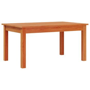 Mesa De Centro，mesa Auxiliar，mesita De Centro Madera Maciza De Pino Marrón Cera 80x50x40 Cm