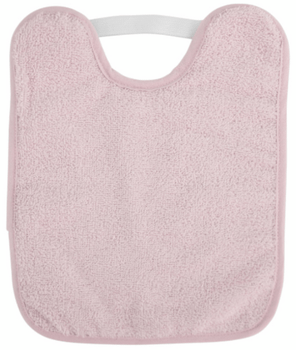 Saro Babero de Rizo Plastificado Rosa