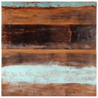 tablero mesa cuadrada madera reciclada maciza 80x80 cm 25-27 mm vidaxl