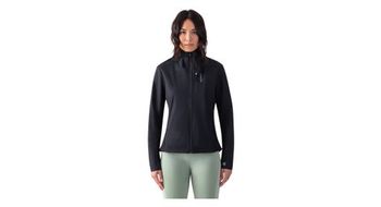 Chaqueta softshell ayaq raven black storm para mujer