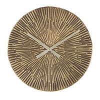 reloj de pared de metal dorado o 50x35