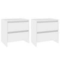 mesitas de noche 2 uds madera contrachapada 45x345x445 cm vidaxl