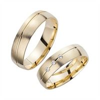 alianzas con diamantes ancho 55 mm
