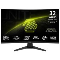 msi mag 321cqf e18 315 led rapid va qhd 180hz 05ms adaptive sync curva