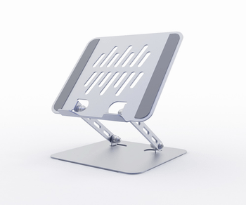 SOPORTE ELEVADOR PLEGABLE PARA PORTATIL GRIS ESPACIAL