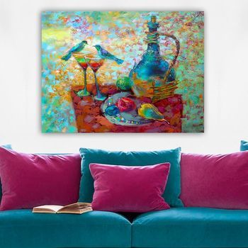 Pintura Decorativa Lienzo 188401850_70100 Multicolor 70x100 Cm