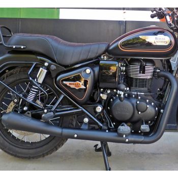Silenciador de escape Royal Enfield Bullet 350 ABS Mass Cafe Racer