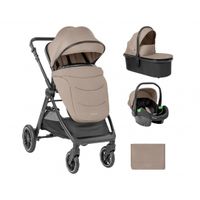 carrito de bebekikkaboo3 en 1 con capazo ava beige