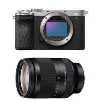 camara mirrorless sony alpha 7c ii 33 mp sensor full-frame objetivo 24-240 mm bluetooth wifi