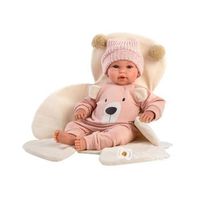muneca recien nacida llorona baby osita rosa 36 cm ositoincluye el chupete