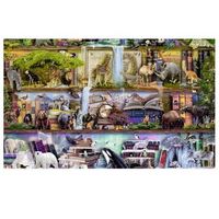 puzzle premium 2000 piezas softclick magnifico mundo animal tema