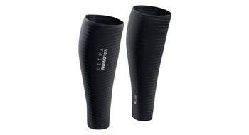 Pantorrilleras de compresion salomon s lab ultra negras unisex