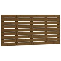 cabecero cama mueble de dormitorio pared madera maciza pino miel 146 x 3 x 63 cm marron m020000057