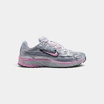 Nike Deportivas Moda P-6000 Pure Platinum Metallic Silver Black Pink (Women's) para mujer