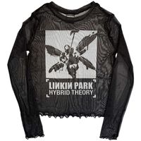 linkin park camiseta manga larga hybrid theory para mujer