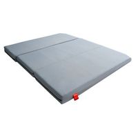 colchon para fiat ducato - 5cm de grosor con 30kgm3 y 3cm de viscoelastica - gris
