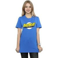 the big bang theory camiseta bazinga para mujer