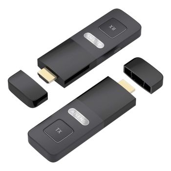 Aisens ASWL-H2K30M001-BK HDMI Inálambrico para Transmisión de Señal HDMI sin Cable 1080P 30m Negro