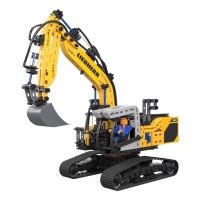 fischertechnik stem construction liebherr r 938 excavadora neumatica 576450 689 piezas