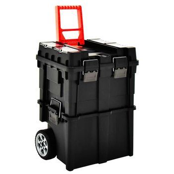 Maleta Trolley Para Herramientas Con Mango 45x36x90 Cm Vidaxl