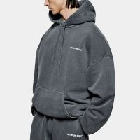 mki miyuki zoku uniform cotton-blend jersey hoodie - s