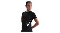 maillot de manga corta nike tempo swoosh run negro  mujer