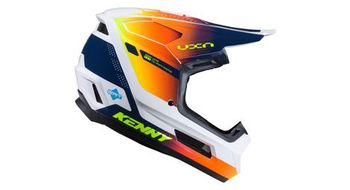 Casco integral kenny performance azul naranja