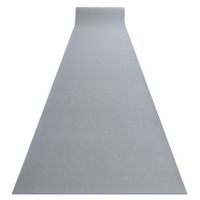 alfombra de pasillo con refuerzo de goma rumba un solo color gris 70 c 70x920 cm