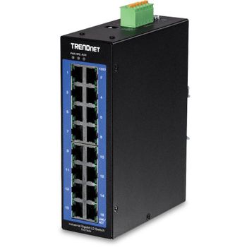 Switch Industrial Trendnet TI-G160i 16 Puertos Gigabit Gestionado Metal IP30 DIN-Rail