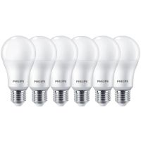 philips bombilla led pack 6un 3w eq 100w blanco frio 4000k 1521lm