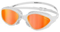 gafas de natacion buddyswim ozeanx blanco naranja espejo