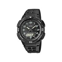 reloj deportivo para hombre casio solar aq-s800w-1b hora mundial cronometro 5 alarmas diarias correa de resina 100m resistente al agua