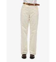 superdry para mujer w7011200a pantalon mid blanco roto 3232 casual algodon