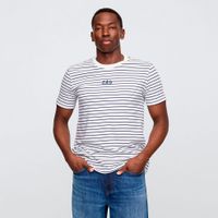 gap camiseta a rayas con logo de everyday soft 768022-001
