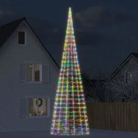 arbol de navidad  decoraciones de navidad en asta de bandera 3000 led colores 800 cm cfw235299