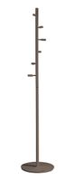 perchero de madera de haya moka 182x37x37 cm