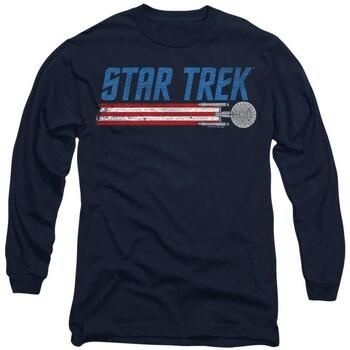 Star Trek Camiseta manga larga Enterprise para mujer