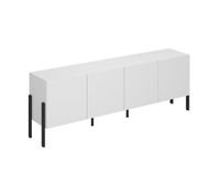 mueble tv 4 puertas 200 cm berenice blanco