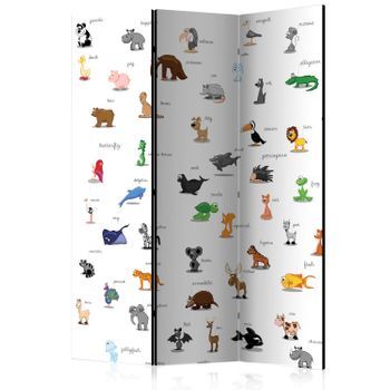 Biombo - Animals (for Children) (135x172 Cm)