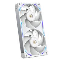 ventilador suplementario nzxt f240x 240 mm 3100 rpm rgb blanco doble ventilador