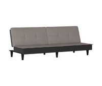sofa cama - sofa convertible de tela gris taupe