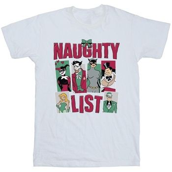 Dessins Animés Camiseta Naughty List para hombre