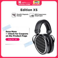 auriculares hifiman edition xs de tamano completo abiertos magneticos planos de alta fidelidad con diseno de imanes ocultos y diadema ajustable