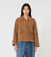 weekend max mara para mujer 2625446061650 chaqueta de cuero abito beige 36 marron casual piel