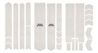all mountain style honeycomb total 25 piezas kit de proteccion de marco   transparente
