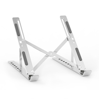 aisens soporte de sobremesa ajustable para portatil  tablet plata