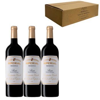 Cune Imperial Reserva - Pack 3 Botellas 75 Cl - 10% Vol.