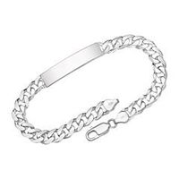 75mm pulsera de plata 925 grabado